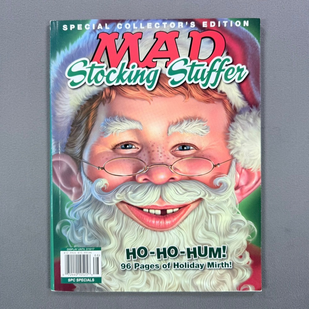 MAD Magazine MAD Stocking Stuffer Softcover 2016 Collector Edition Humor Holiday